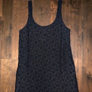 Black tank dress
